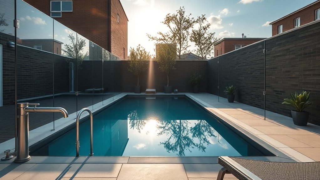 Pool Glass Fencing Merton